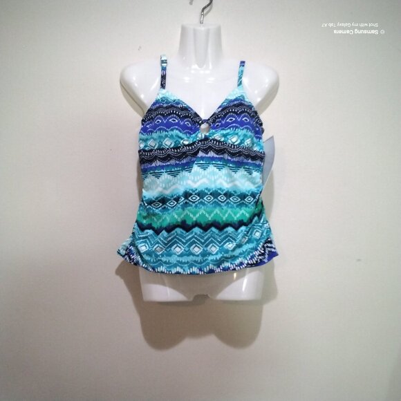 Real Bodies Real Solutions O-Ring Slim Tankini Top Separate NWT Various Sizes - Picture 1 of 4